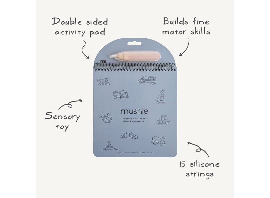 Reusable water color pad - Vehicles