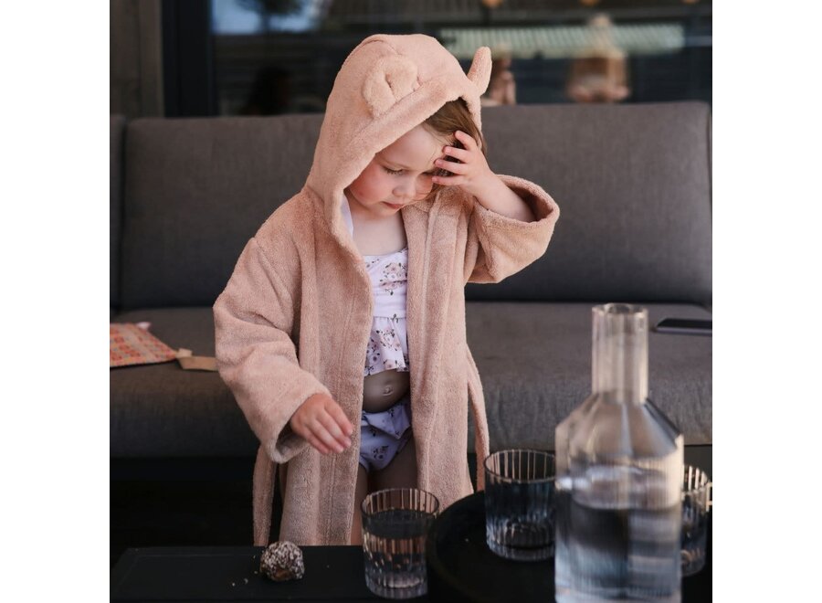 Bear robe - Blush