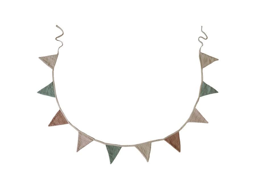 Stoffen vlaggenlijn - Garland baby shaddow