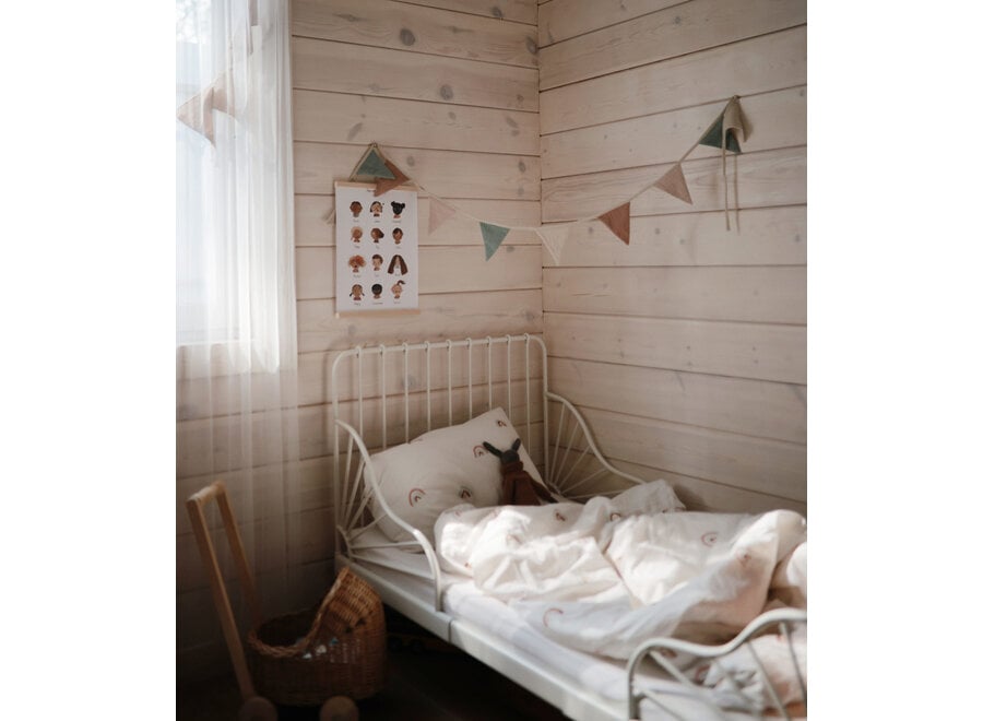 Stoffen vlaggenlijn - Garland baby shaddow