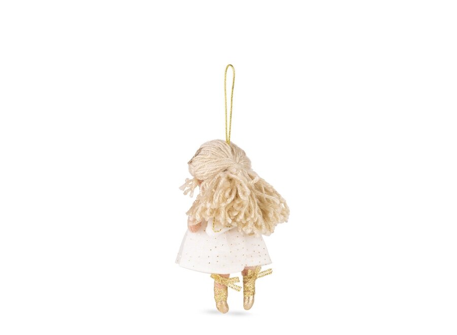 Chaps angel Alice ornament - White