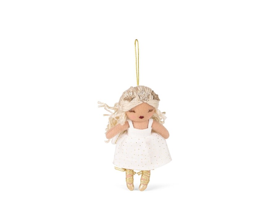Chaps angel Alice ornament - White