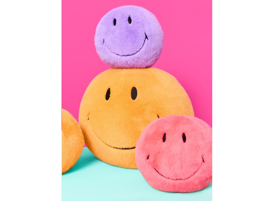 Smiley ECO fuzzy - Bright purple