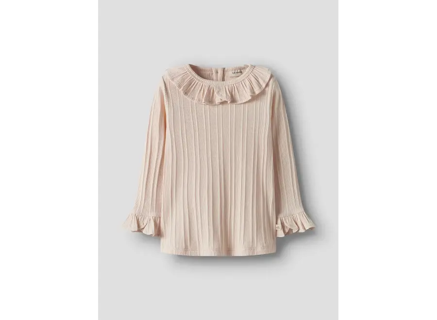 Tansy LS slim top - Novelle peach