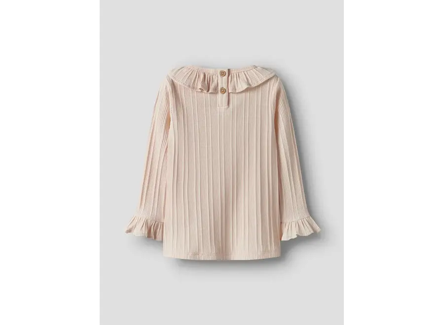 Tansy LS slim top - Novelle peach