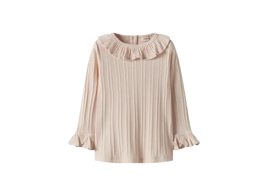 Tansy LS slim top - Novelle peach
