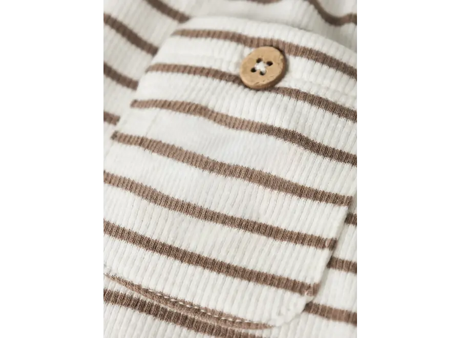 Tonto tor loose pants Coconut milk/ stripes