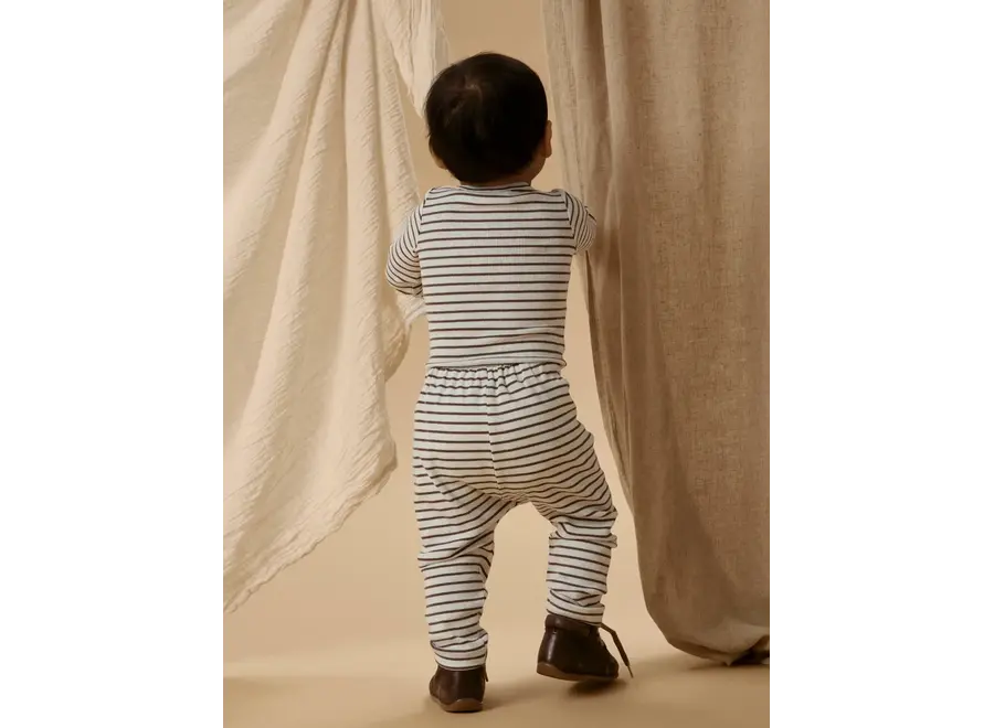 Tonto tor loose pants Coconut milk/ stripes