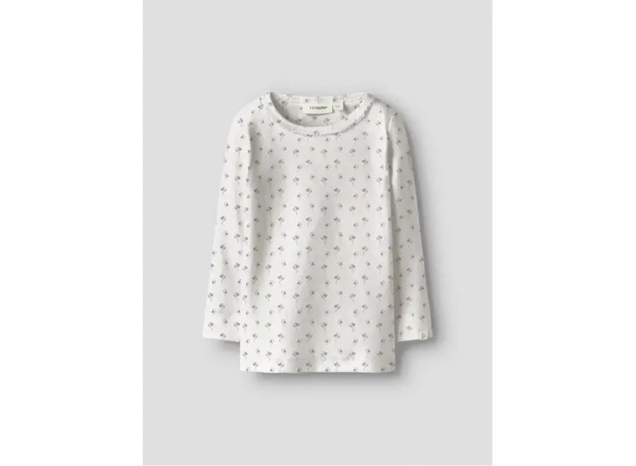 Gayo sag LS slim top - AOP bell flower