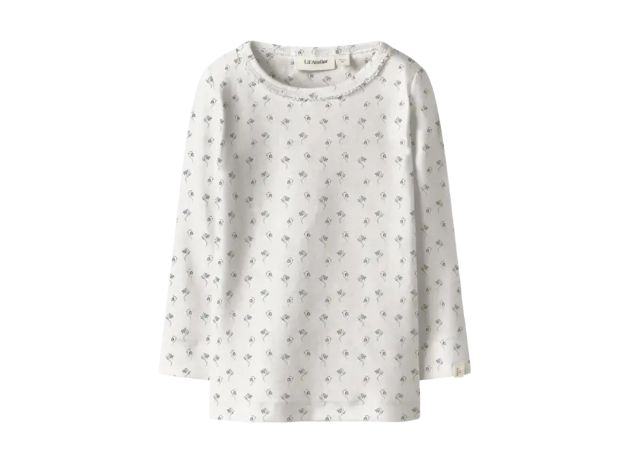 Gayo sag LS slim top - AOP bell flower