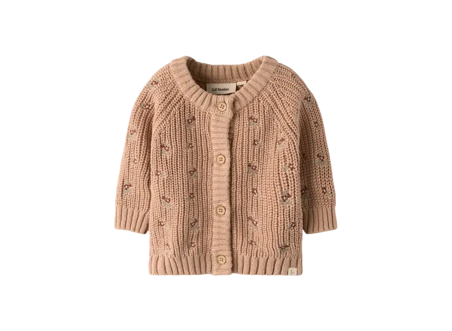 Emlen LS knit cardigan - Roebuck