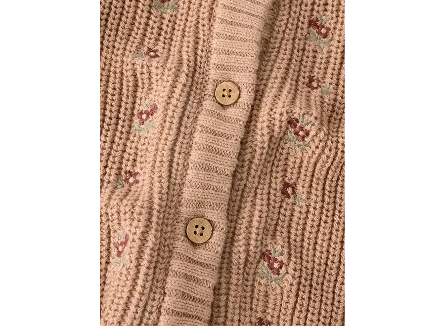 Emlen LS knit cardigan - Roebuck