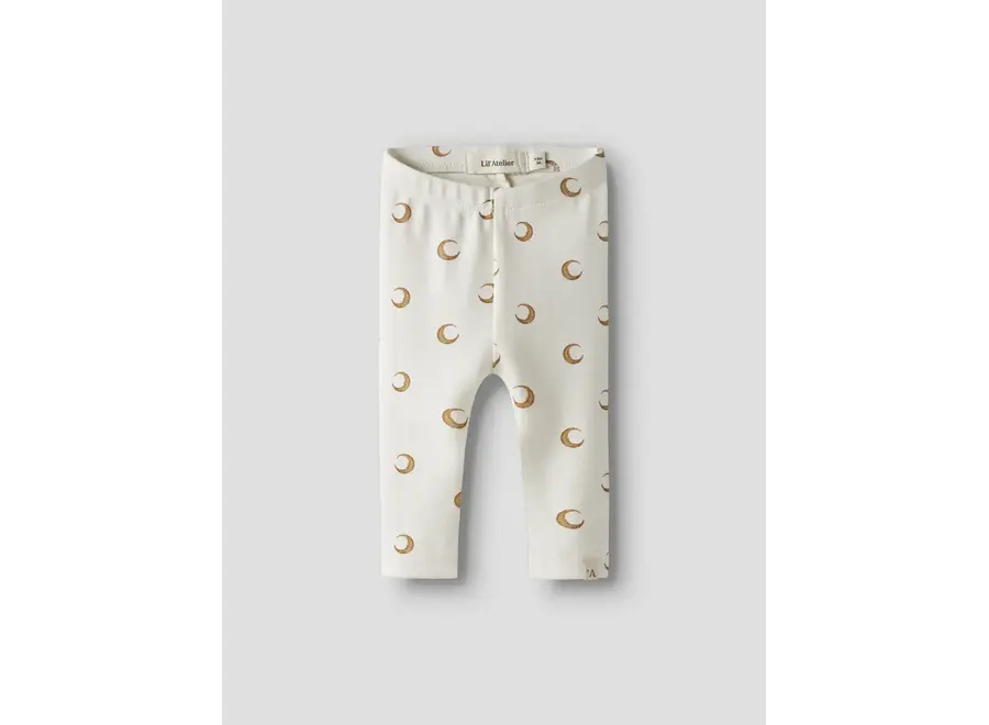 Layo Kim slim leggings - Coconut milk/ moon