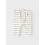 Kail Reg pants stripes - Coconut milk