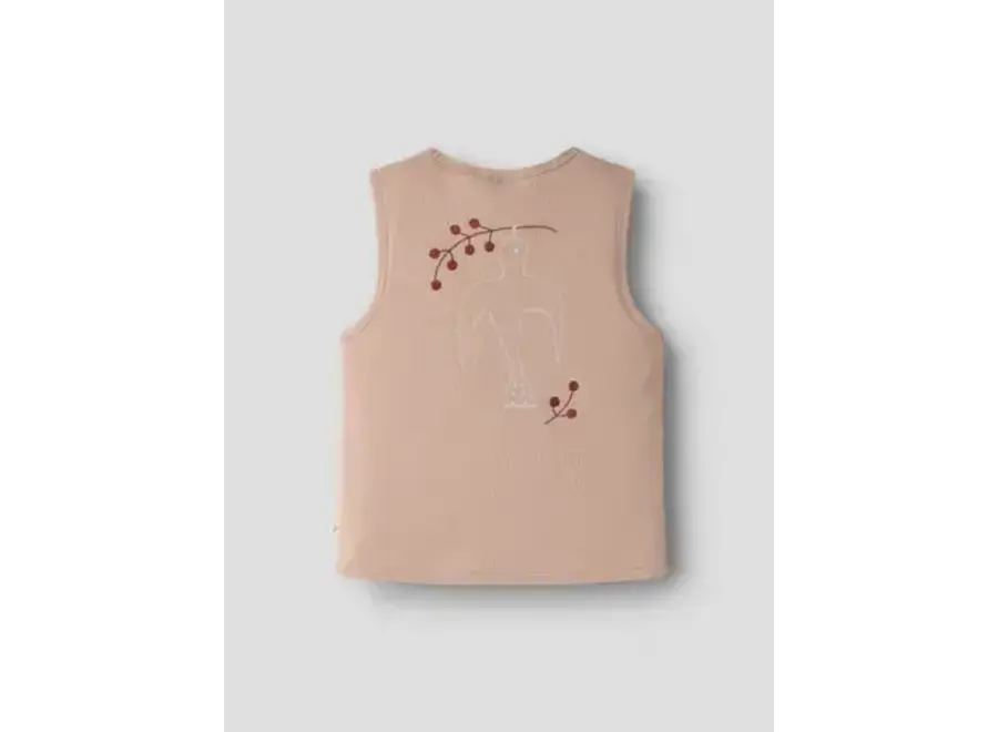 Jobo Tia loose vest - Roebuck