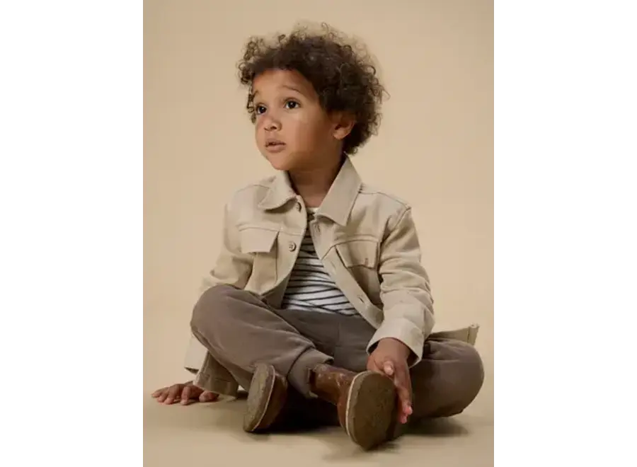 Taru loose twill shirt - Irish cream