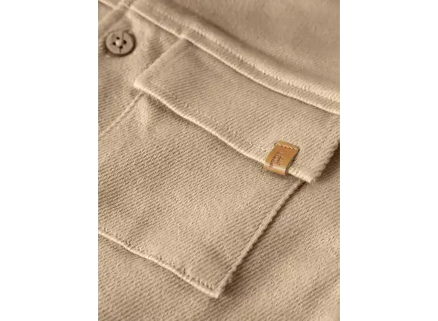 Taru loose twill shirt - Irish cream