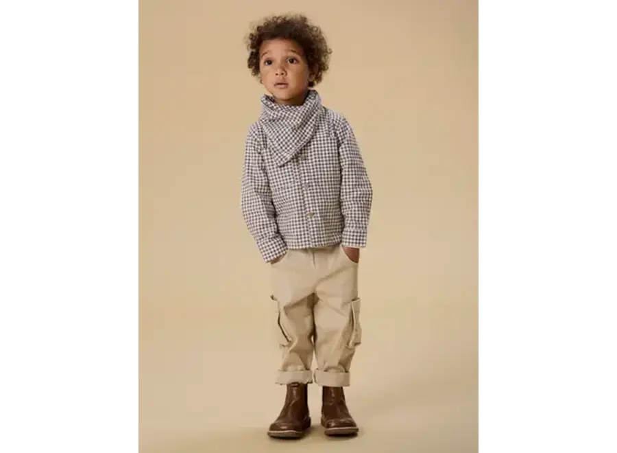 Taru loose twill pants - Irish cream