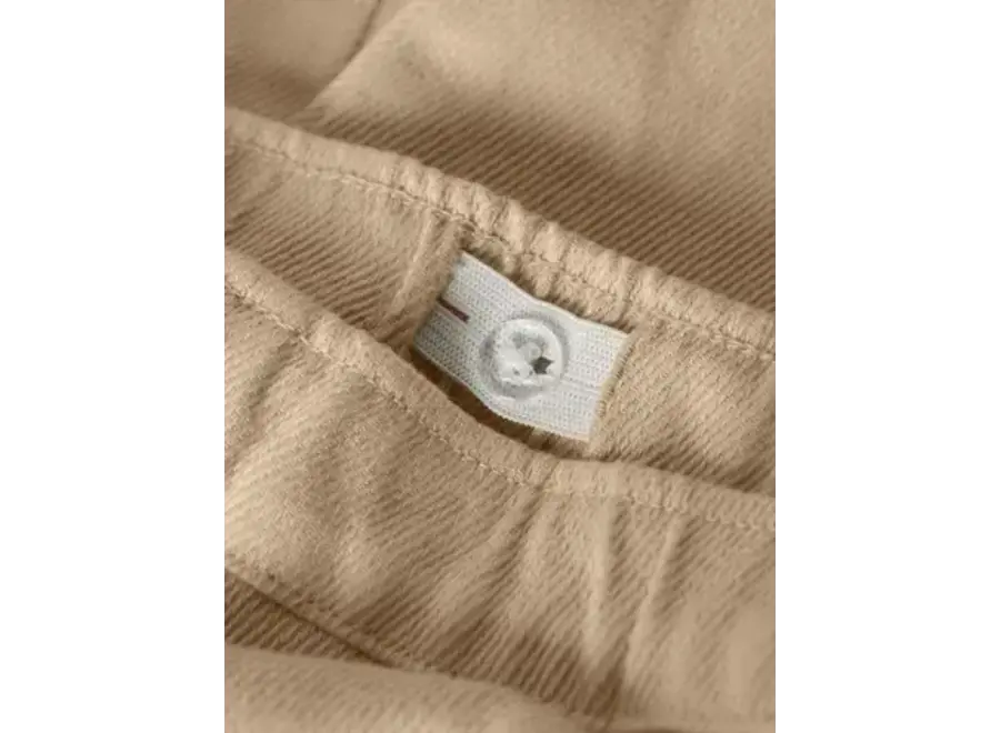 Taru loose twill pants - Irish cream