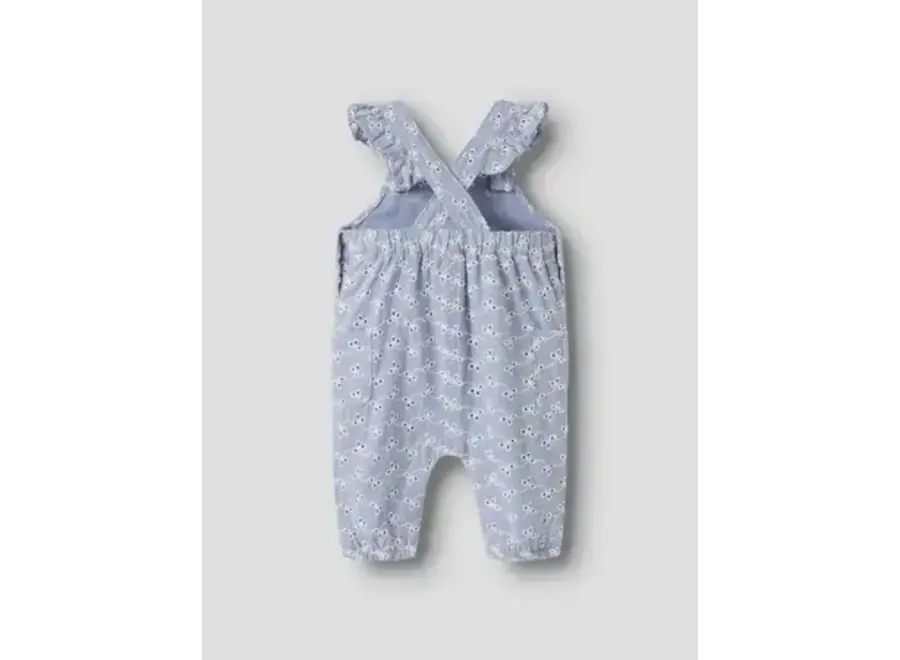 Tessie loose overall baby - Zen blue