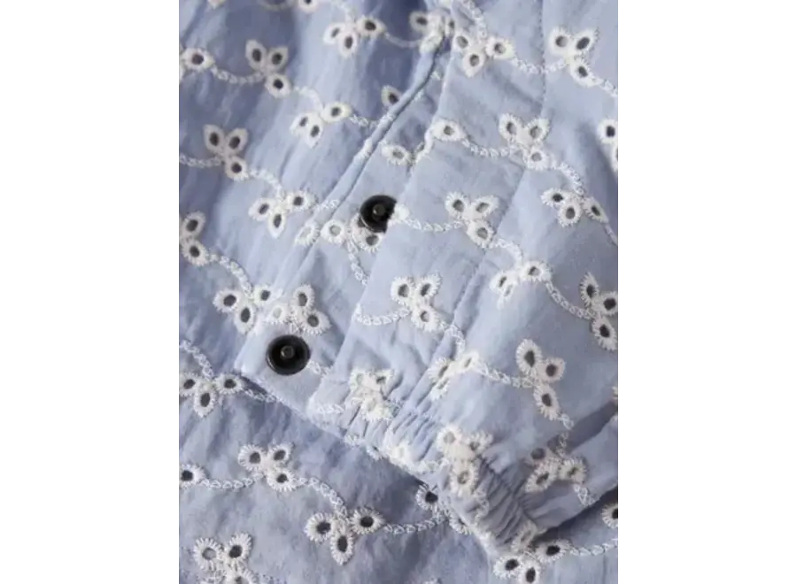 Tessie loose overall baby - Zen blue