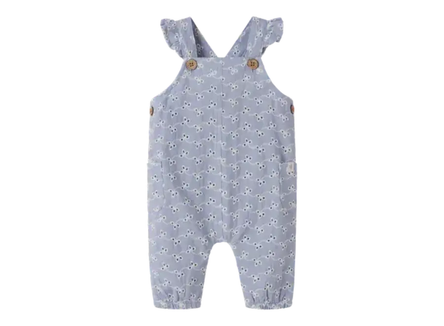 Tessie loose overall baby - Zen blue
