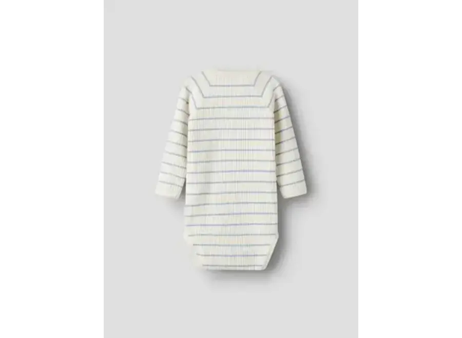 Kail LS slim body - Coconut milk/ Zen blue