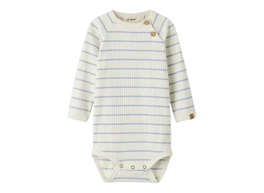 Kail LS slim body - Coconut milk/ Zen blue