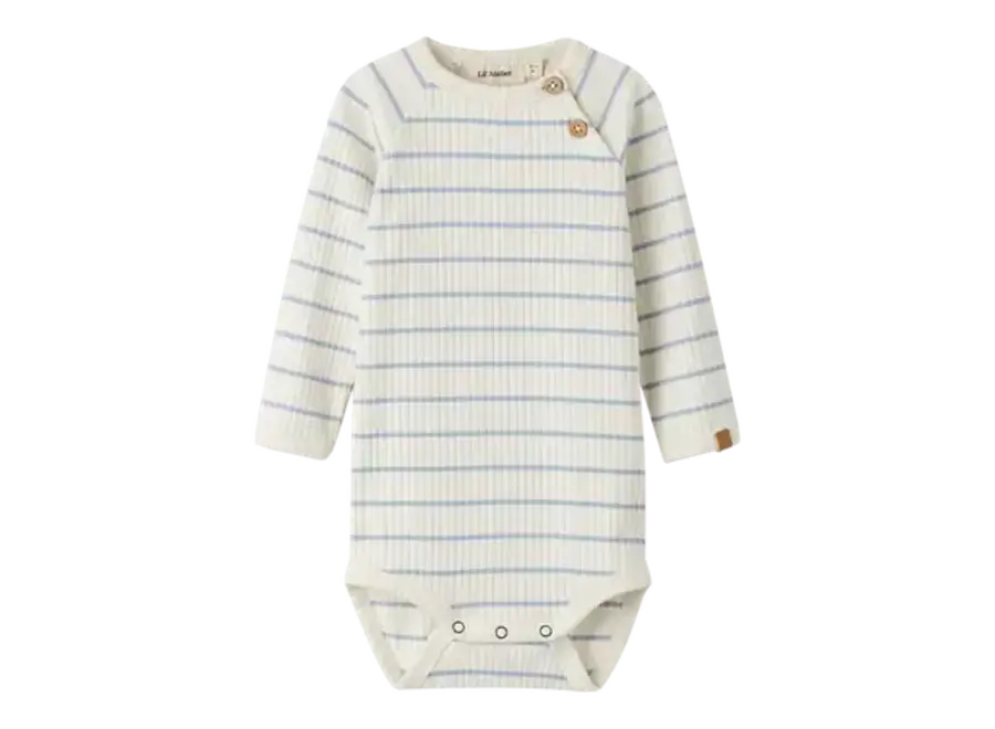 Kail LS slim body - Coconut milk/ Zen blue