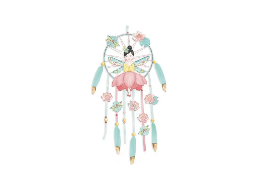 DIY dreamcatcher - Lotus fairy