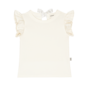 Ruffled tee - Cream