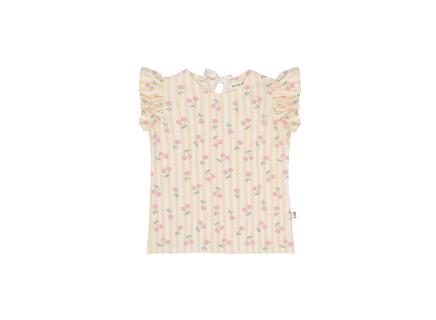 Ruffled tee - Cherry party