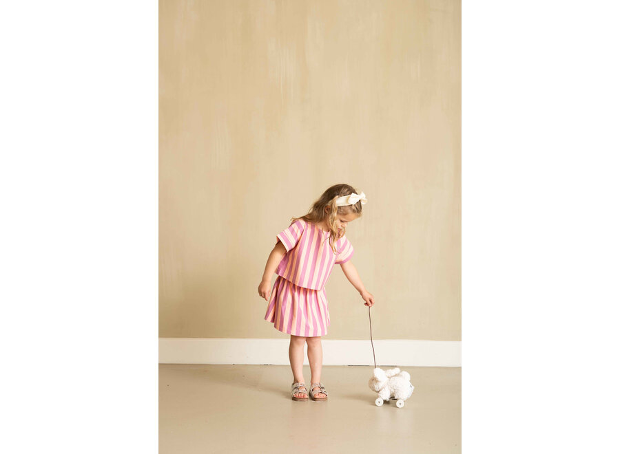 Relaxed tee - Violet bellini stripes