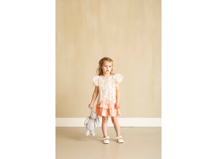Dreamy butterfly top - Daisy ivory