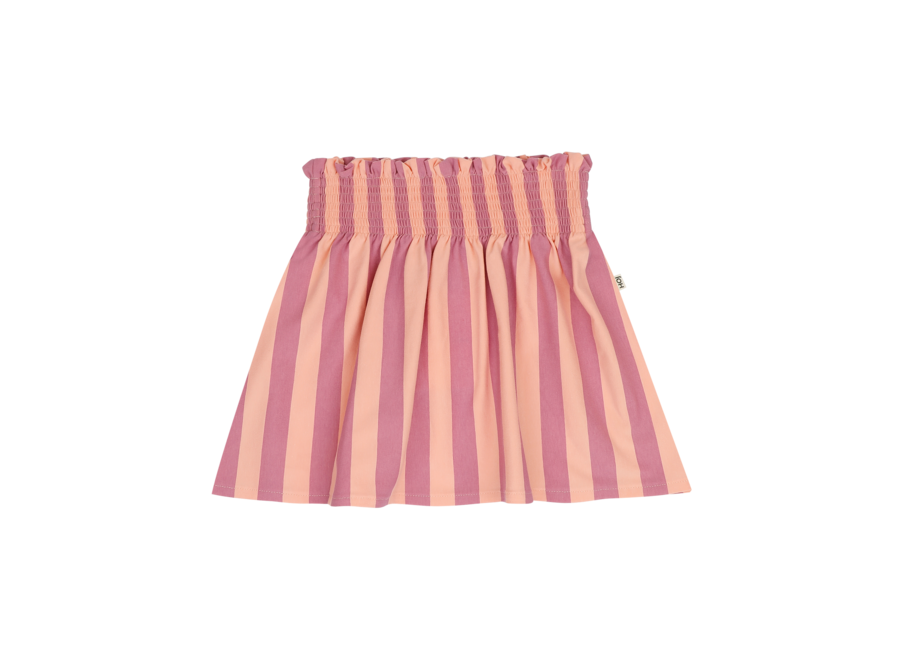 Smocked skirt - Violet Bellini stripes