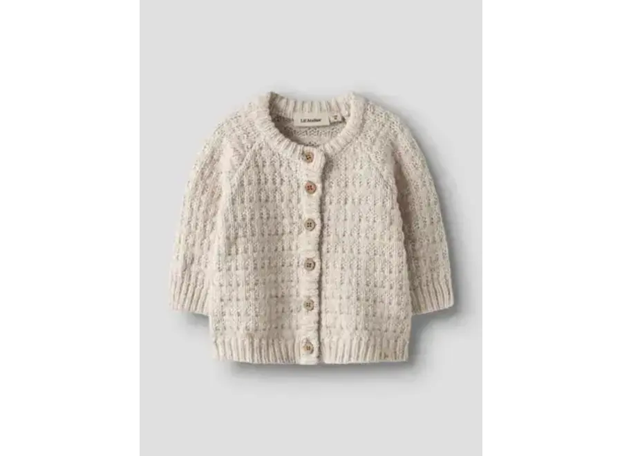 Bella LS knit cardigan - Novelle peach