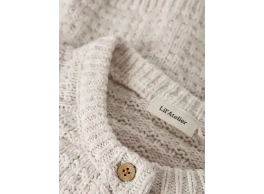 Bella LS knit cardigan - Novelle peach