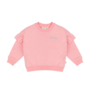 Frill sweatshirt - Poppy peony