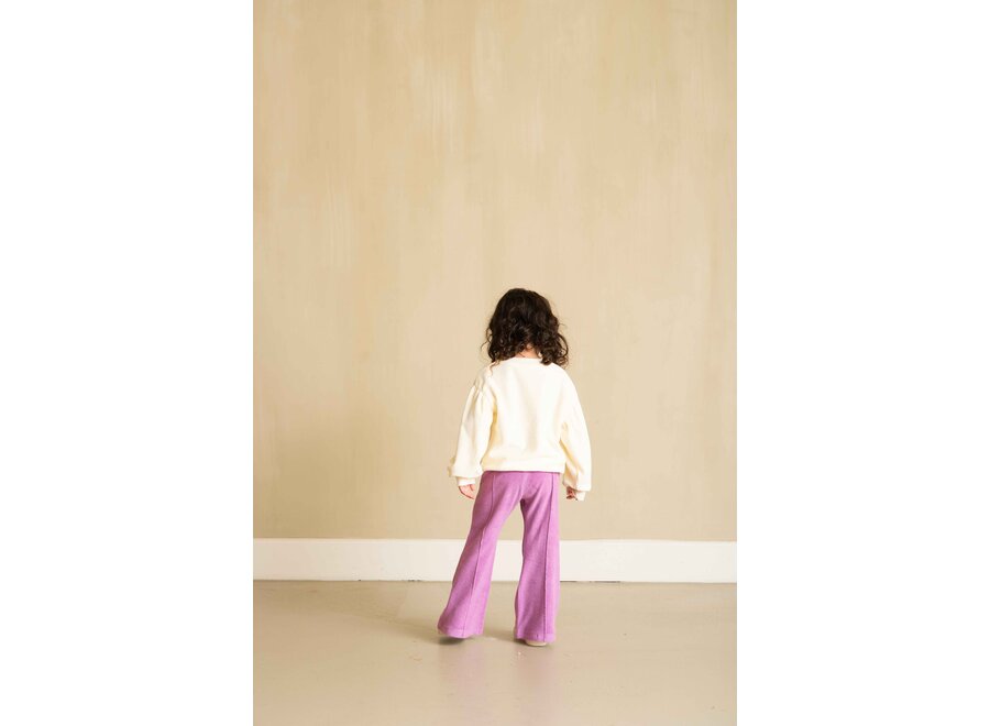 Flared pants - Violet