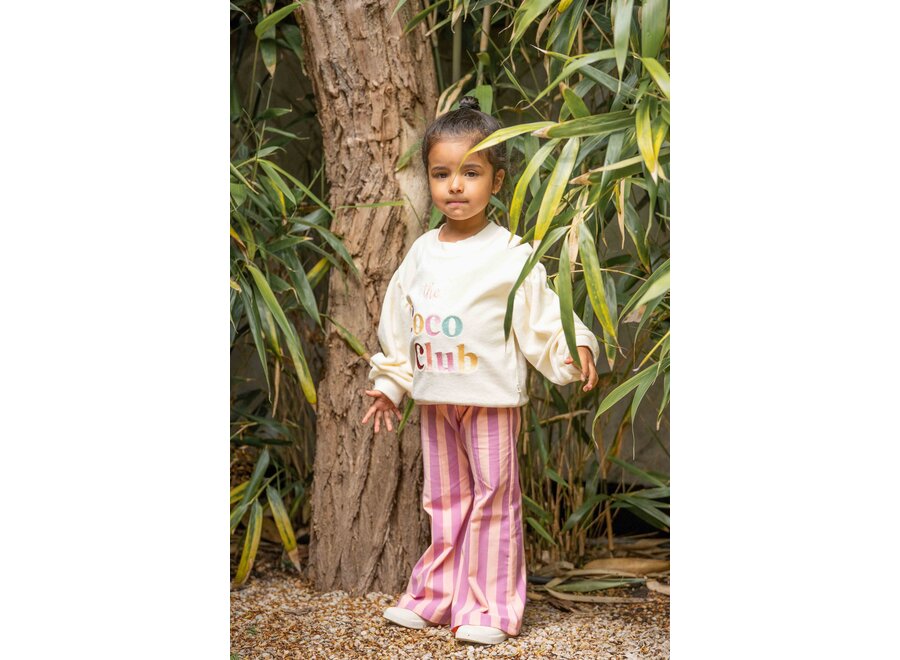 Balloon sweater 'Coco club' - Cream