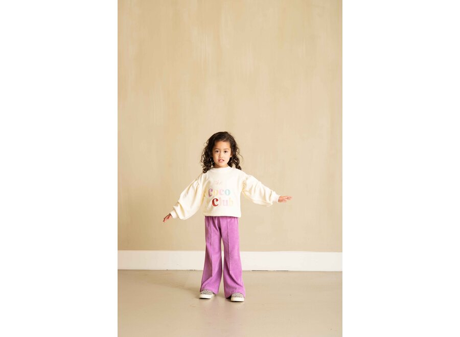 Balloon sweater 'Coco club' - Cream