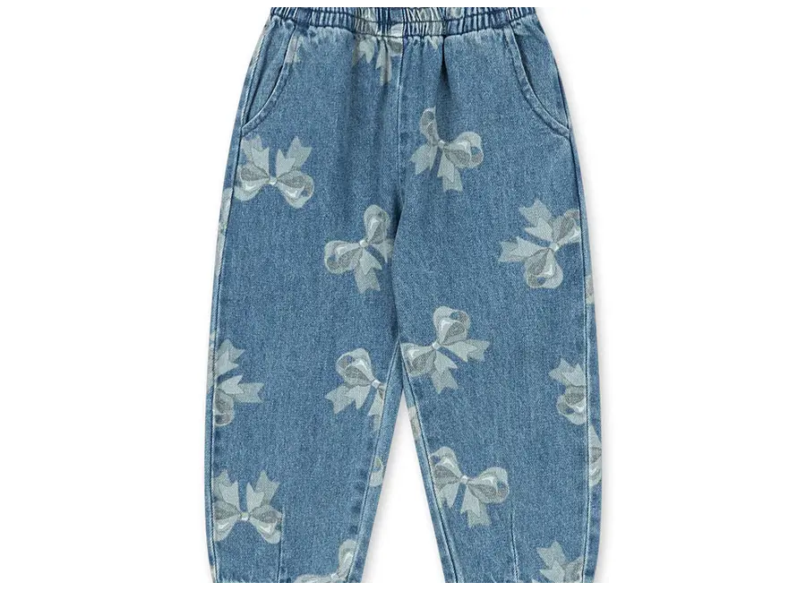 Magot frill pants - Bella bow blue