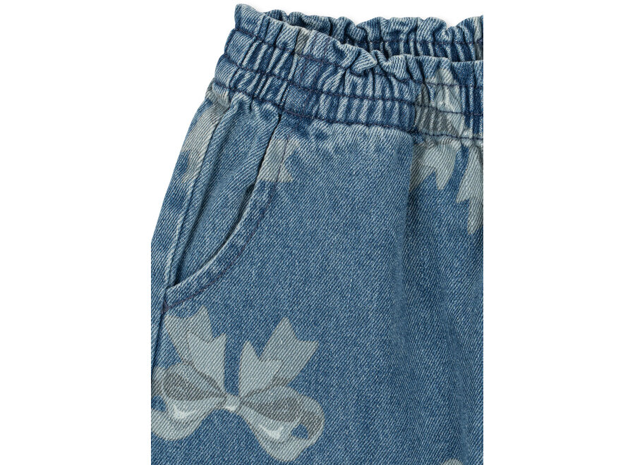 Magot frill pants - Bella bow blue
