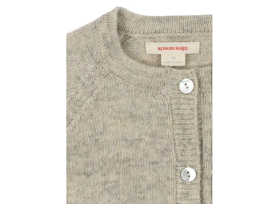 Bill knit cardigan - Off white melange