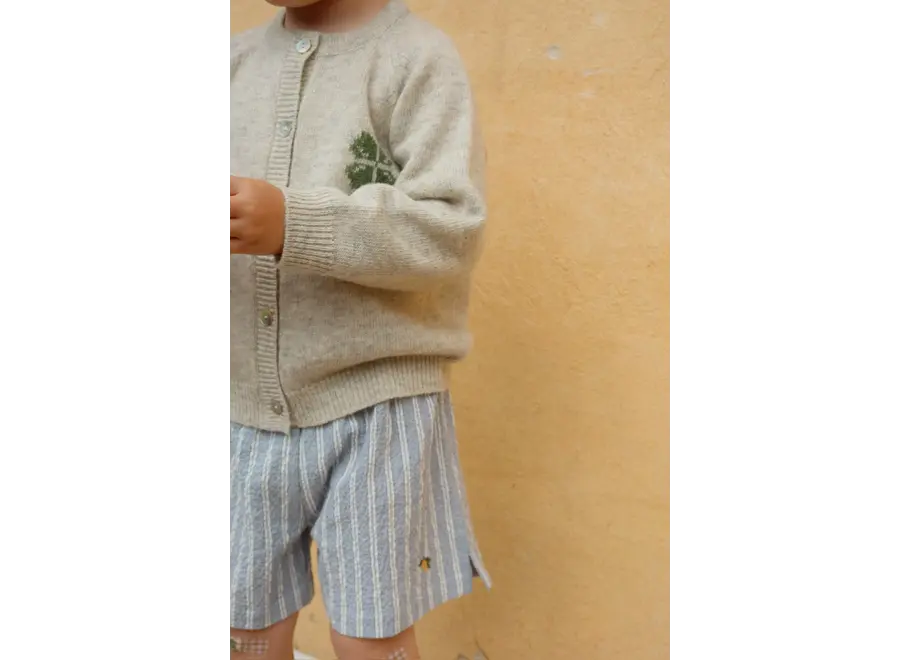 Bill knit cardigan - Off white melange