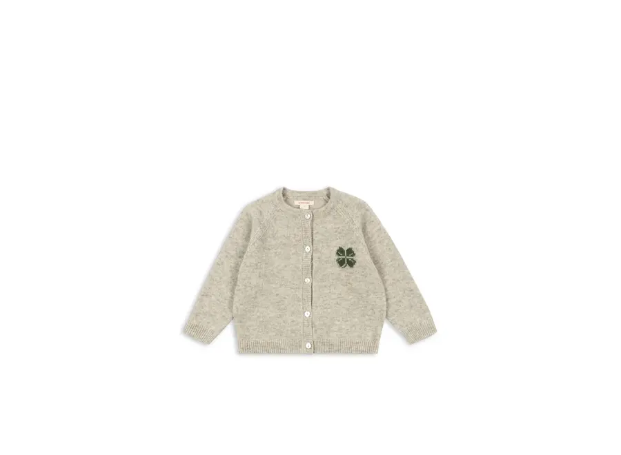 Bill knit cardigan - Off white melange