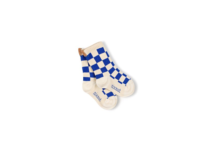 Checkered socks - Azul