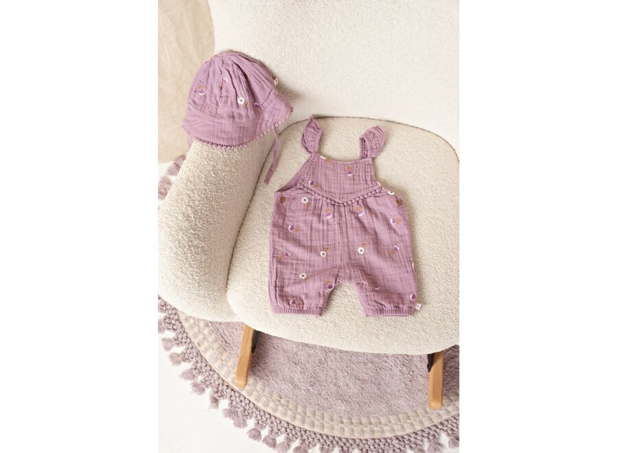 Jumpsuit - Flower ranch/ violet