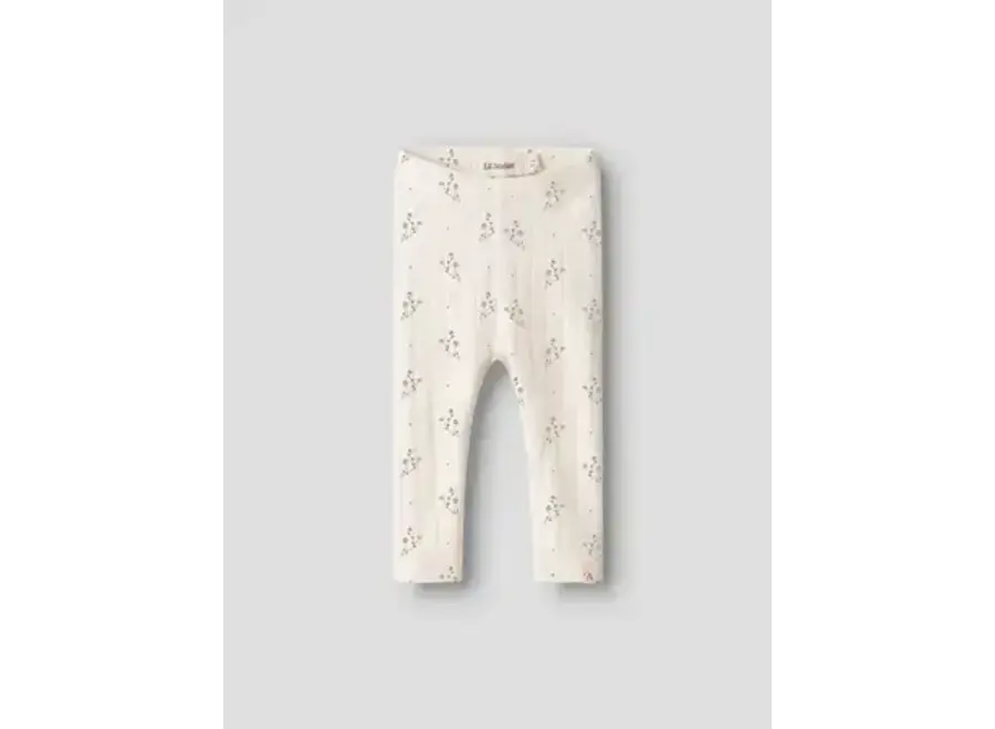 Rachello Ria slim leggings - Coconut milk/ Flower