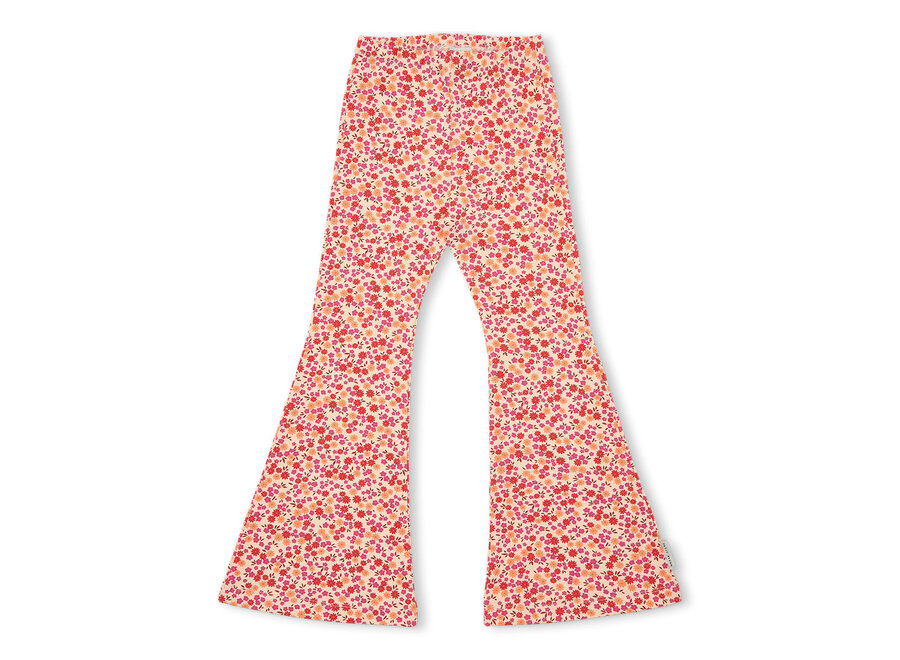 Bowie flared pants - Small flowers